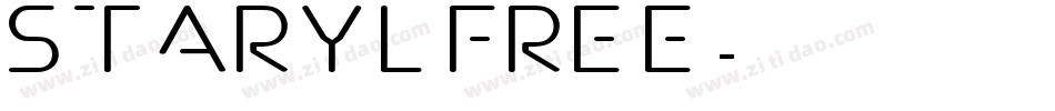 Staryl FREE字体转换